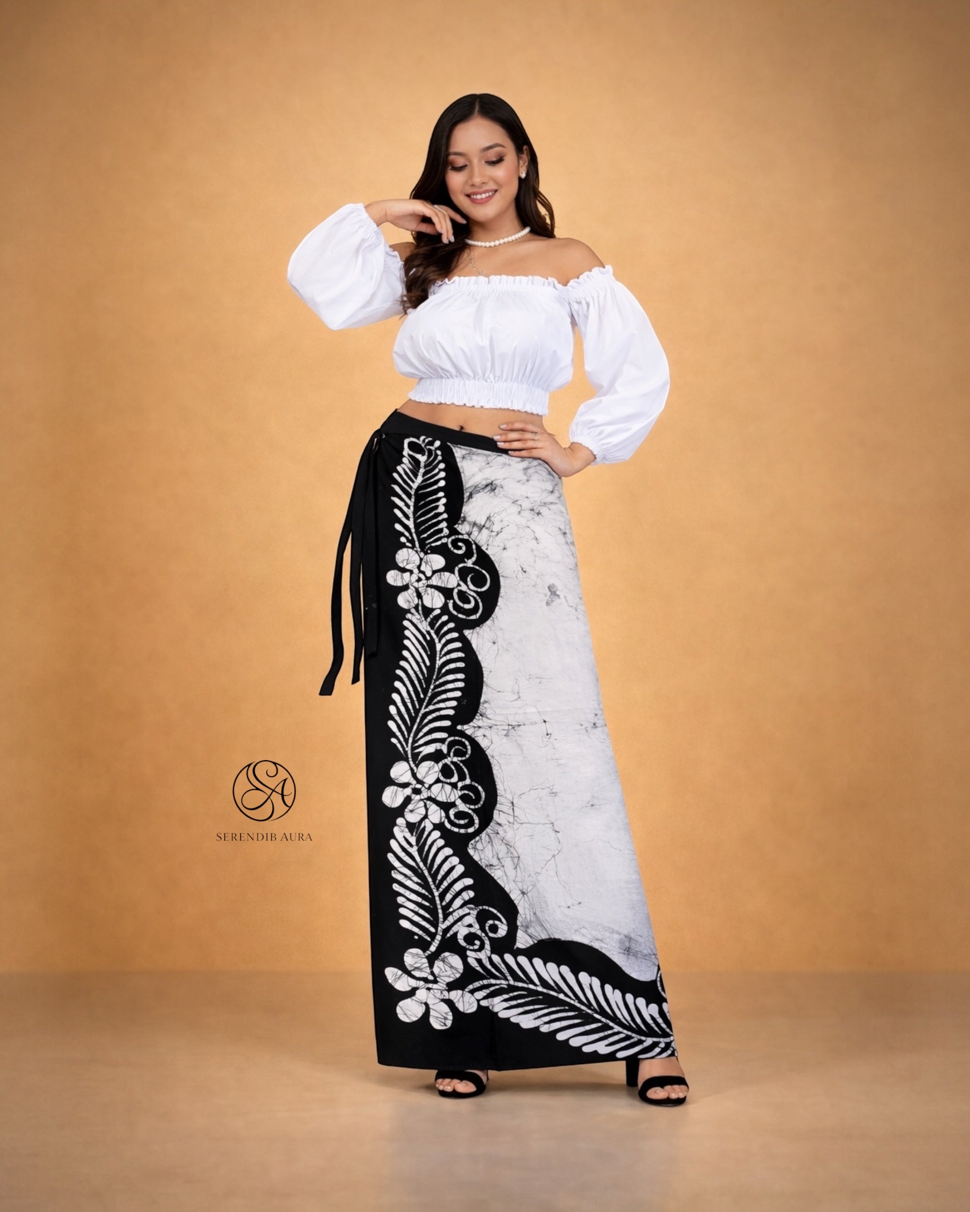 Floral Veil Cotton Lungi