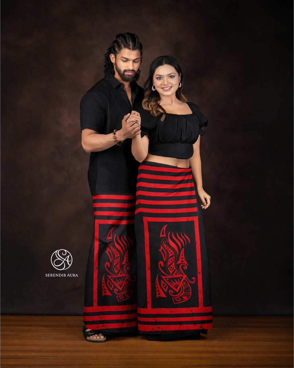 Ember Frame Cotton Sarong