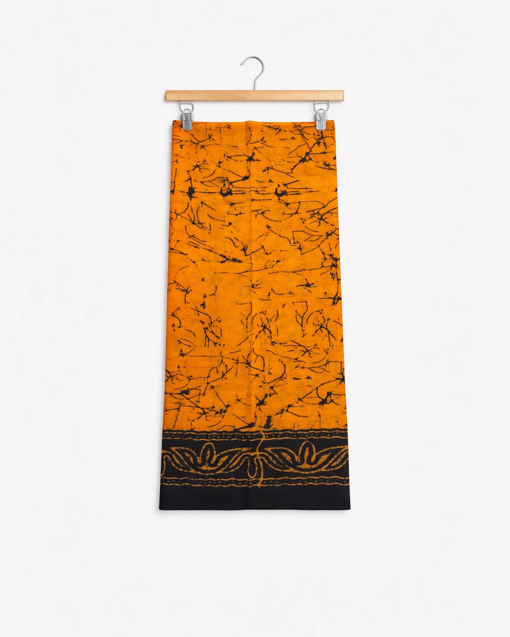 Saffron Ember Cotton Sarong