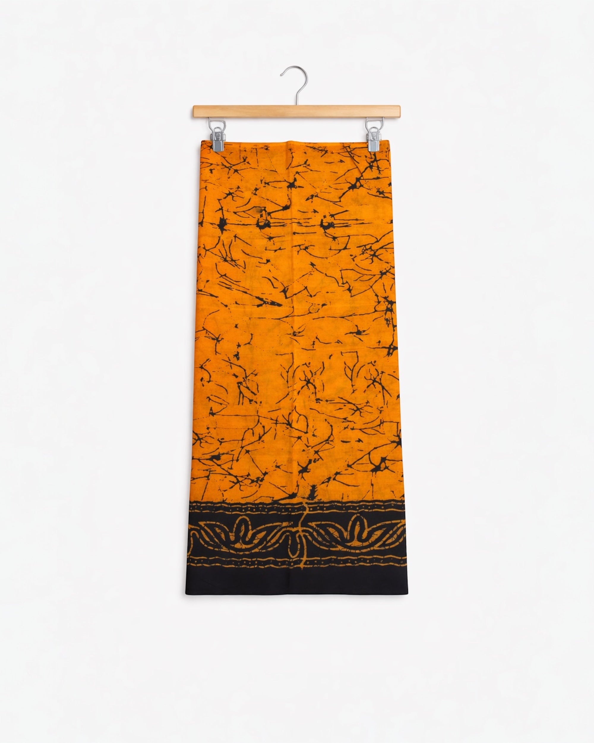 Saffron Ember Cotton Sarong