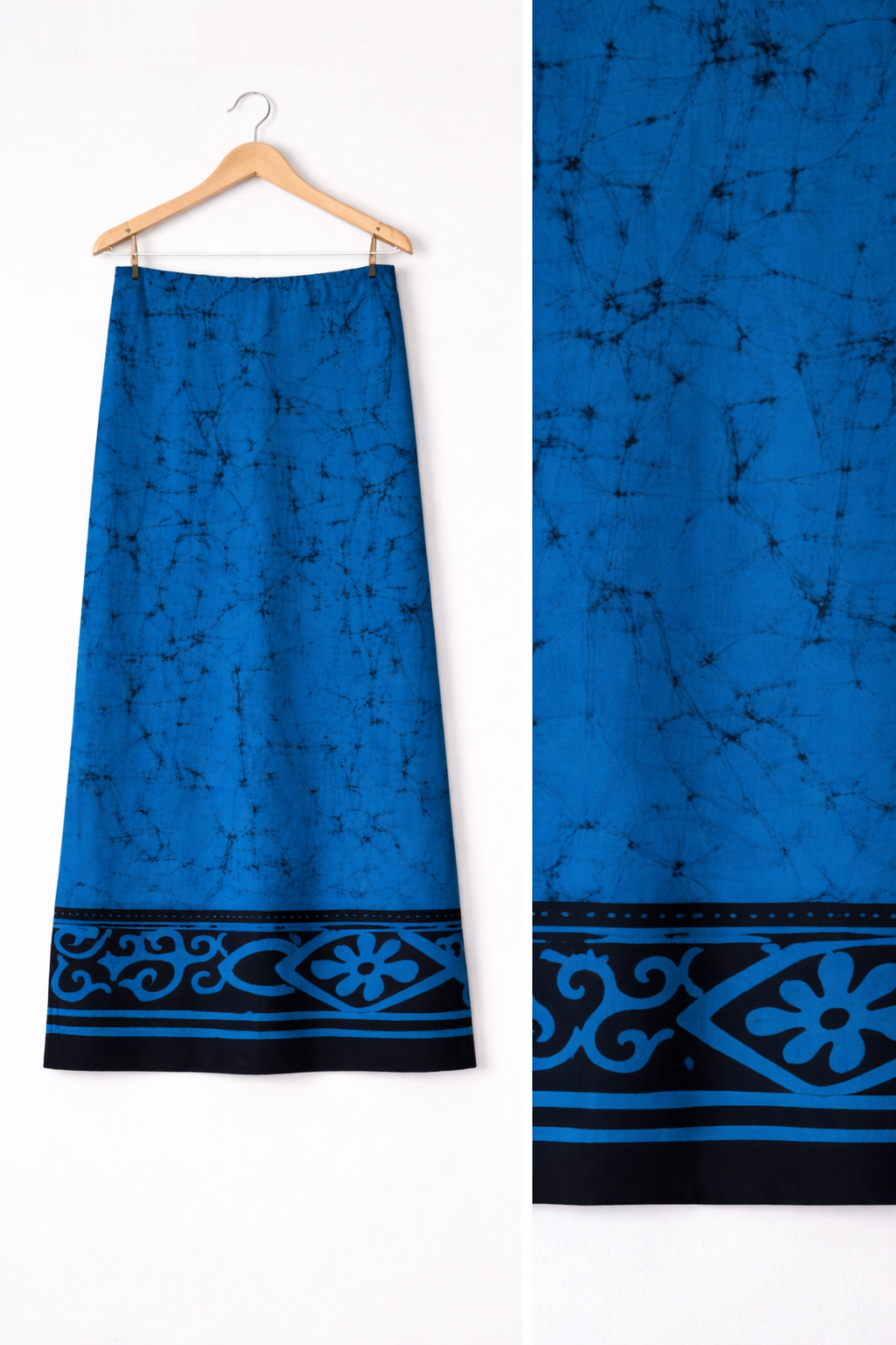Cobalt Vein Batik Sarong